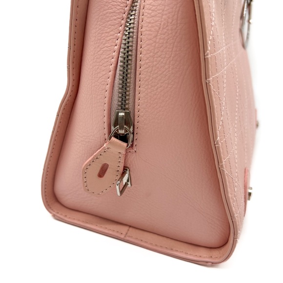 Christian Dior Lady Dior Zip Tote Stitched Cannage Leather Medium - Picture 12 of 17